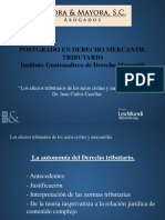 Los Efectos Tributarios de Los Actos Civiles y Mercantiles