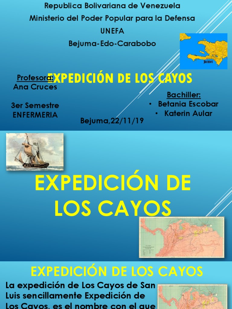 Expedición de Los Cayos PDF Haití Conflictos del segundo milenio