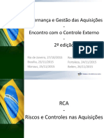 Riscos e Controles Nas Aquisições - RCA - Calos Renato Araujo Braga - AUFC-TCU