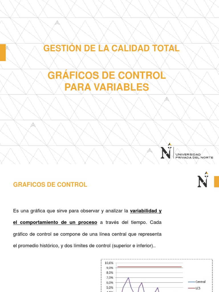Gráficos de Control para Variables en Calidad | PDF | Desviación ...