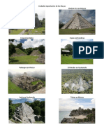 Ciudades Importantes de Los Mayas