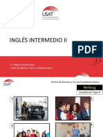Inglés Intermedio Ii: Lic. Miguel Gonzales Rojas Centro de Idiomas y Cursos Complementarios