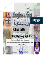 CEW 503 CEW 503: Unit Hydrograph Part 2