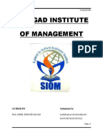 Sinhgad Institute of Management: Guided by Submitted by