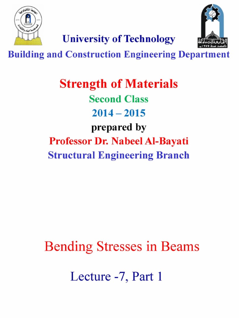 Strength of Materials Lecture7 PDF