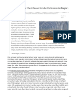 Arah Gerak Dunia Dari Geosentris Ke Heliosentris Bagian 1