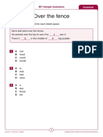 IBT 2012 English Grammar Lower Years Sample PDF