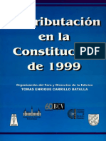 La Tributacion en La Constitucion de 1999