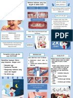 Leaflet Pentingnya Kebersihan Gigi