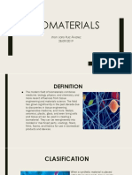 Biomaterials: Jhon Jairo Ruiz Álvarez 28/09/2019