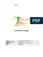 Curriculum Change: Project Output Identification Output Title Author Date