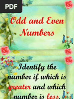 Odd and Even Numbers2