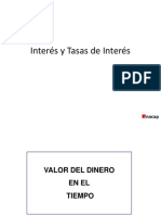 Interes y Tasas de Interes