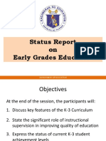 SG-2 Status Report in Early Grades Education