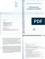 La Formación para La Investigación en El Posgrado PDF