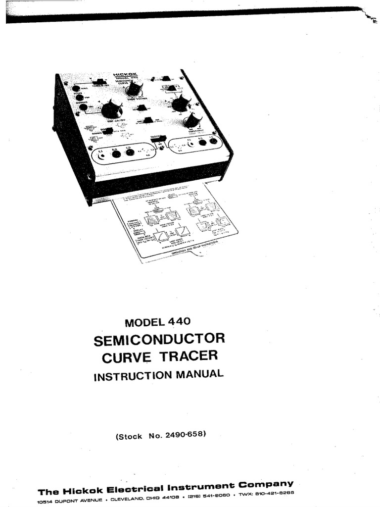 B K 440 Curve Tracer