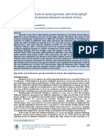 The Effect of Soil PH On Plant Growth, Leaf Chlorophyll Fluorescence and Mineral Element Content of Two Blueberries