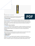 Edit Tensile Strength: A Polyethylene Sample Under Tension