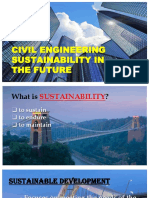 Civil Engineering Sustainability in The Future