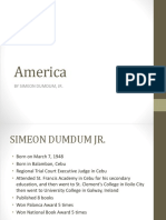 America: by Simeon Dumdum, JR