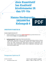 Analisis Kuantitatif Dan Kualitatif Spektroskopi IR Dan UV-Vis