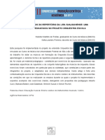 Abordagem Pedagógica Ao Repertório Da Lira Sanjoanense