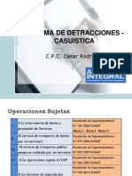 Sistema de detracciones - Casuística y normativa vigente