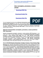 Atencion Farmaceutica Conceptos Procesos y Casos Practicos 8484736091