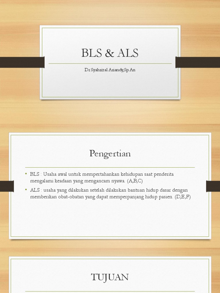 BLS & Als | PDF
