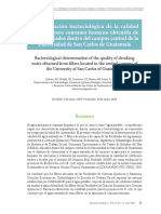 Dialnet DeterminacionBacteriologicaDeLaCalidadDelAguaParaC 5263262 PDF