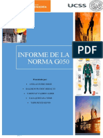 Informe - Norma g050