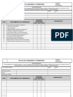 Check- List Lixadeiras e Furadeiras