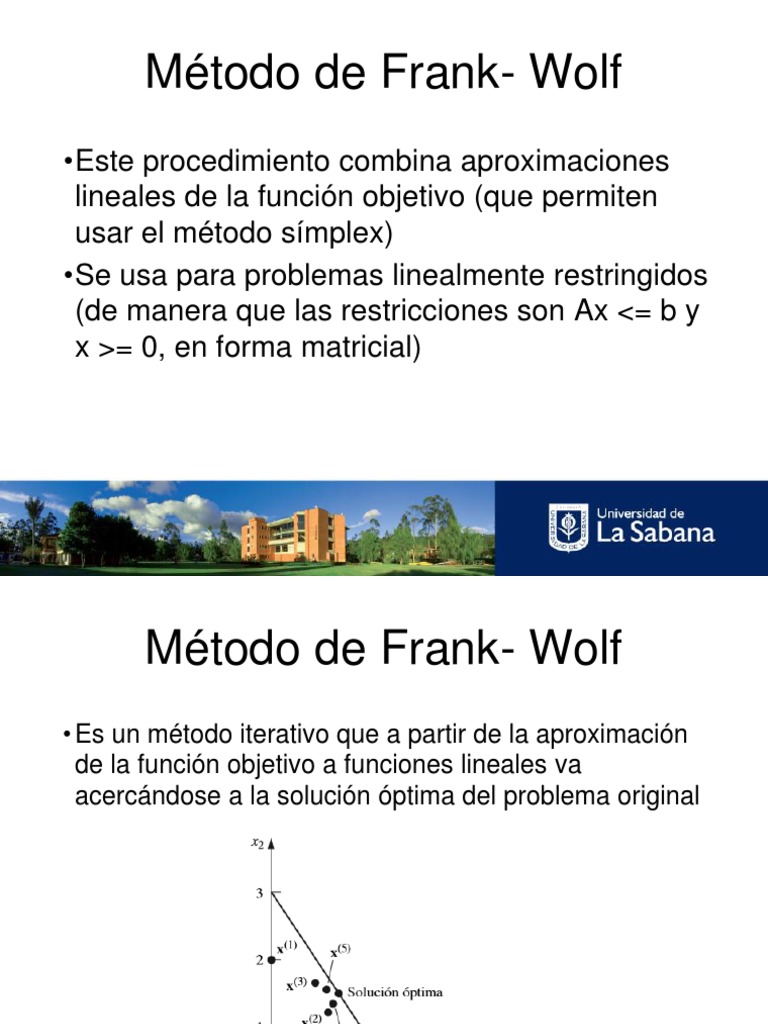 Metodo Frank Wolf | PDF