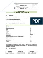 Laboratorio No 6 Alcalinidad, Acidez y Dureza