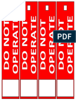 Do Not Operate Tag PDF