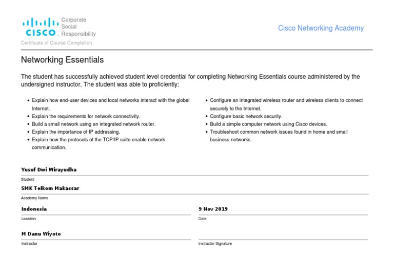 Networking Essentials: Corporate Social Responsibility | PDF