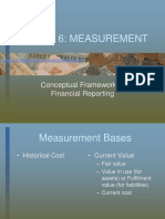 Chapter 6: MEASUREMENT: Conceptual Framework in Financial Reporting