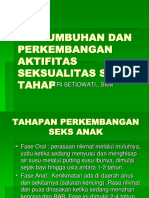 Pertemuan Dan Perkembangan Aktifitas Seksualitas Setiap Tahap