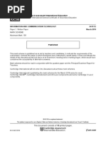 IGCSE ICT Mark Scheme