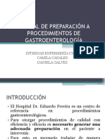Manual de Preparación A Procedimientos de Gastroenterología