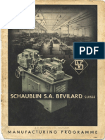 Schaublin General Catalogue 1946