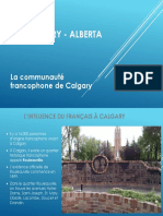 French Presentation of Calgary Alberta