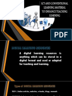 ICT and Conventional Learning Material