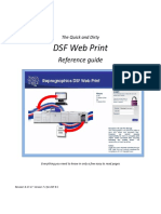 DSF Web Print: Reference Guide