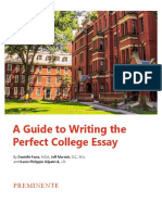 A Guide To Writing The Perfect College Essay: Preminente
