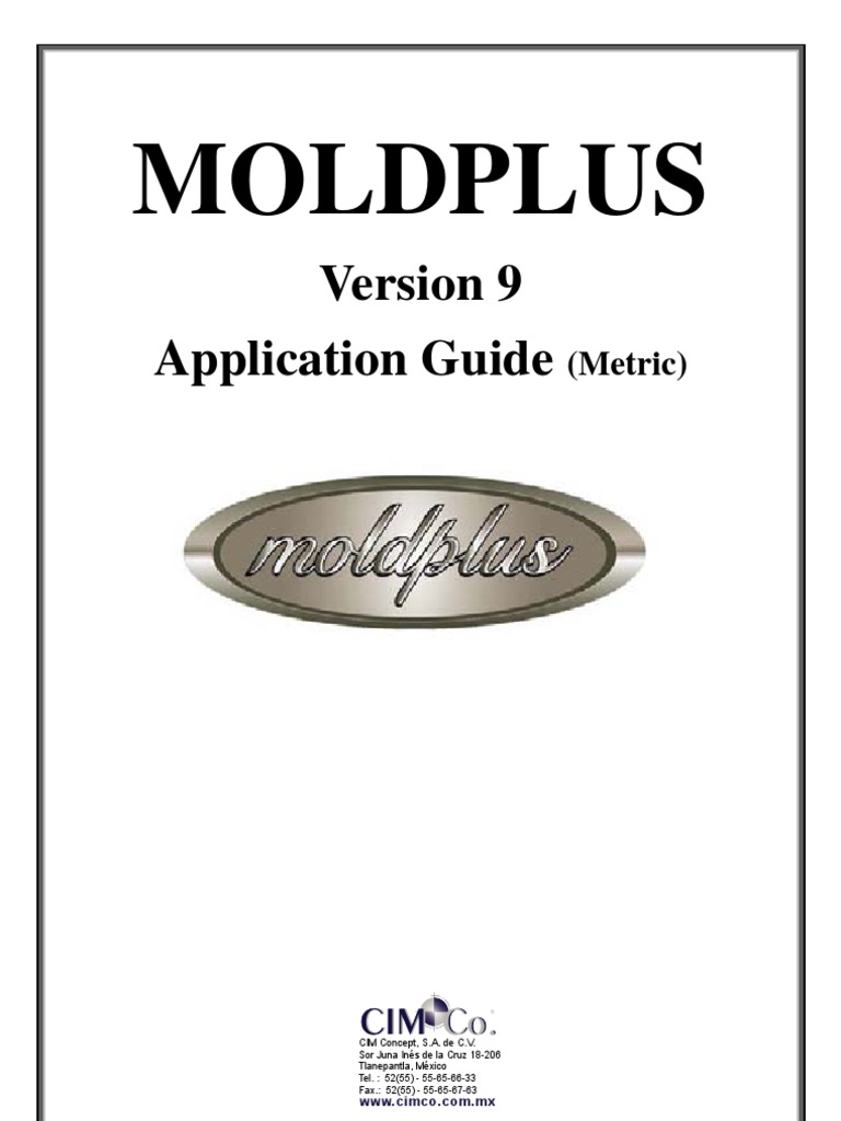 MC v9 Moldplus Application Guide | PDF | Directory (Computing ...