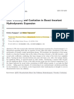 Bulk Viscosity and Cavitation in Boost-Invariant Hydrodynamic Expansion