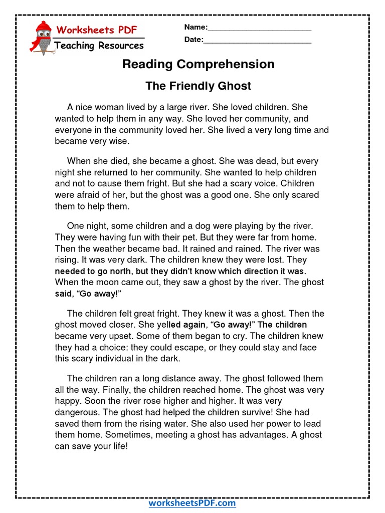 The Friendly Ghost | PDF