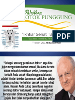 Pelatihan Totok Punggung PDF
