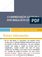 Comprension Lectora Informacion Explicita